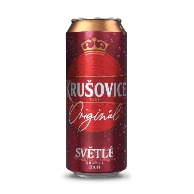 Krušovice pivo 0.5l CAN 1/24