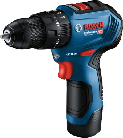 Bosch Aku udarni odvijač GSB 12 V-30, 2.0Ah, Plavi