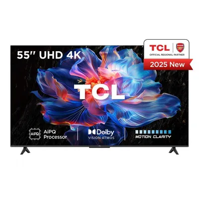 TCL Televizor 55V6C, 55", 4K UHD 3840x2160, Smart, Google TV
