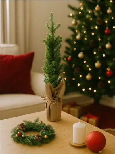 Ukrasna biljka s božićnim motivom