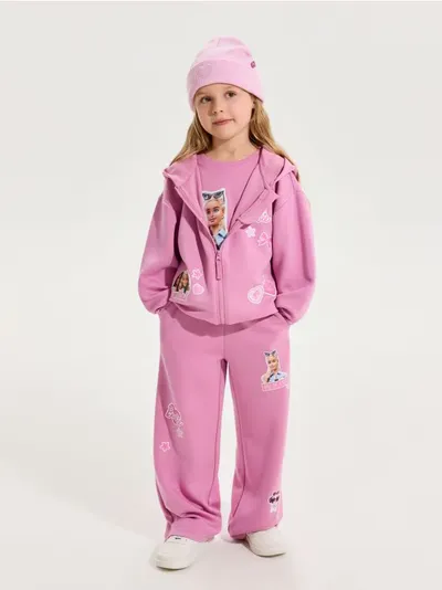 Wide leg pantalone sa mješavinom viskoze Barbie Active