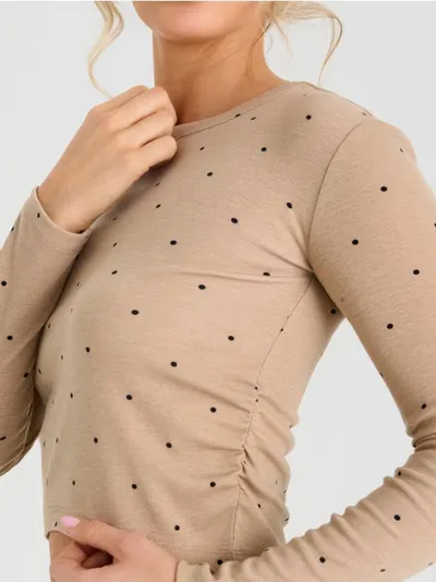 Bluza od viskoze u tačkicama