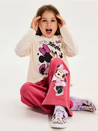 Široke trenerke Minnie Mouse