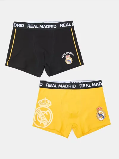 Pamučne bokserske gaće 2 pakovanja Real Madrid