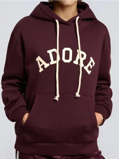 Hoodie s natpisom