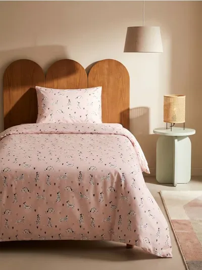 Set posteljine od mikrofibera sa motivom dalmatinca