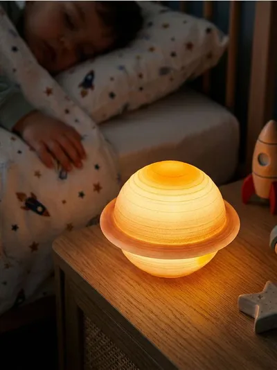Dječja LED noćna lampa u obliku planete