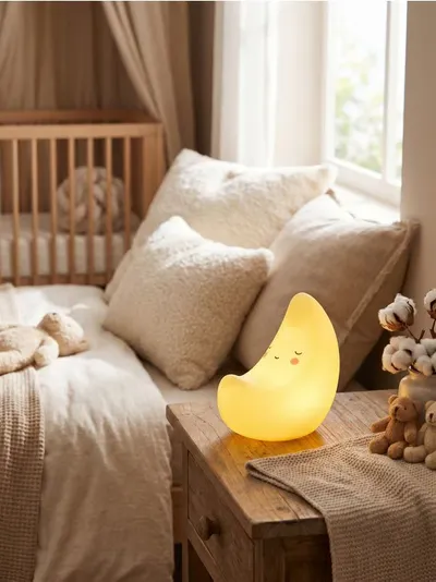 LED noćna lampa u obliku mjeseca