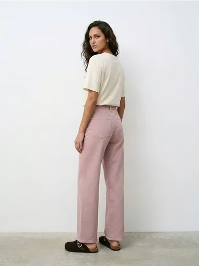 Wide leg farmerke sa cirkonima