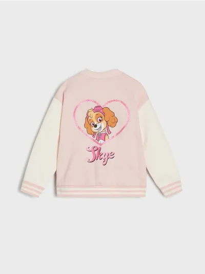 Razzipana bomber bluza sa printom na leđima PAW Patrol