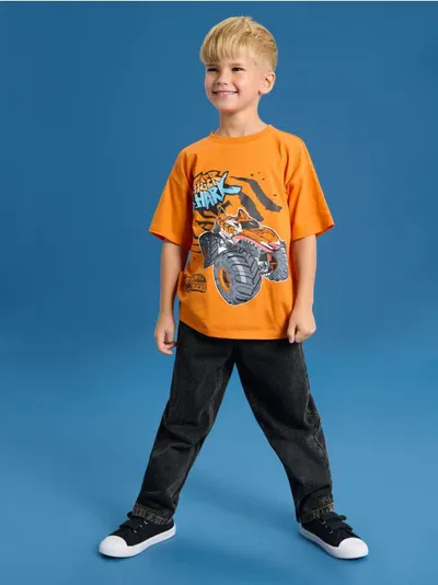 Pamučna majica s printom Hot Wheels