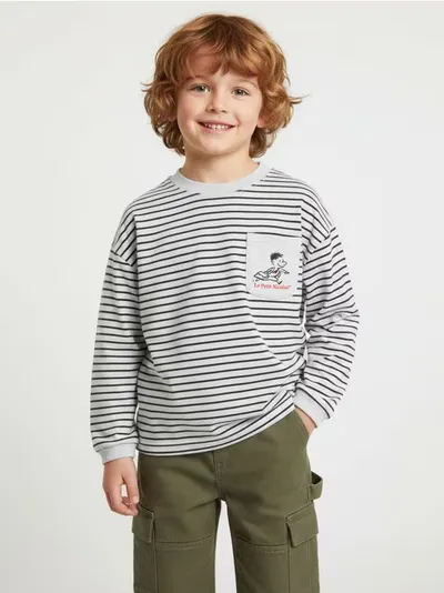 Pamučna dukserica na pruge Le Petit Nicolas