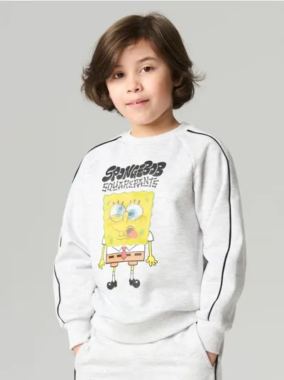 Dukserica s okruglim izrezom i printom SpongeBob