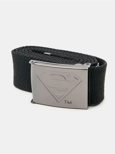 Platneni kaiš za pantalone s metalnom kopčom Superman