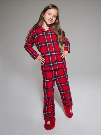 Flanelska pidžama na kocke