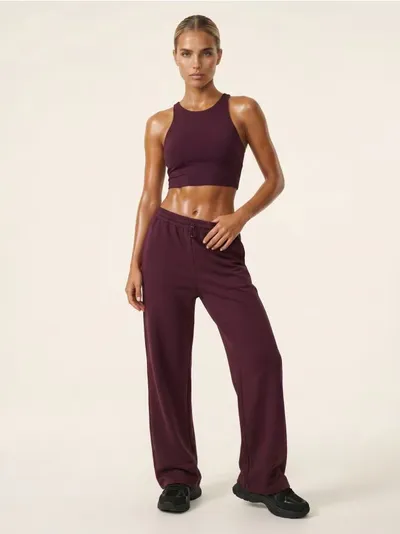 Široke pantalone s dodatkom viskoze, soft touch Active