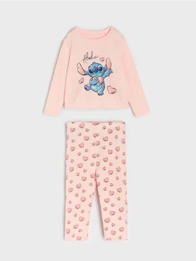 Dvodelna Pidžama s Dugim Rukavima Stitch