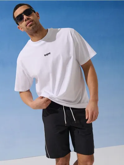 Pamuk jogger šortse