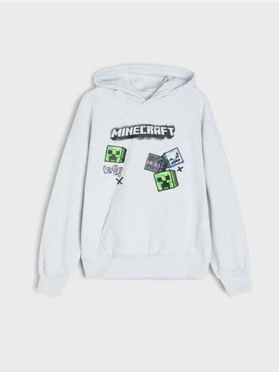 Hoodie s printom Minecraft