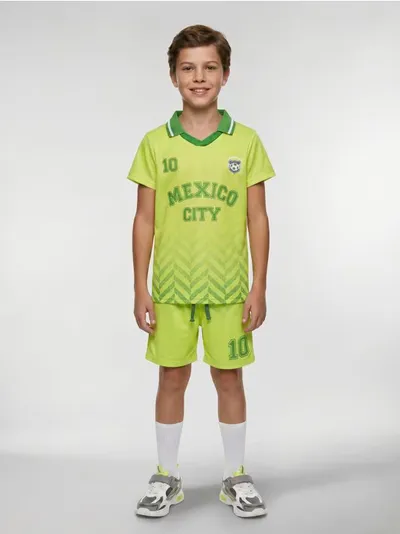 Active brzo sušeći sportski set sa printom Mexico City