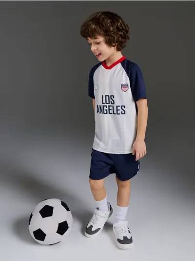 Active brzo sušeći sportski set sa printom Los Angeles
