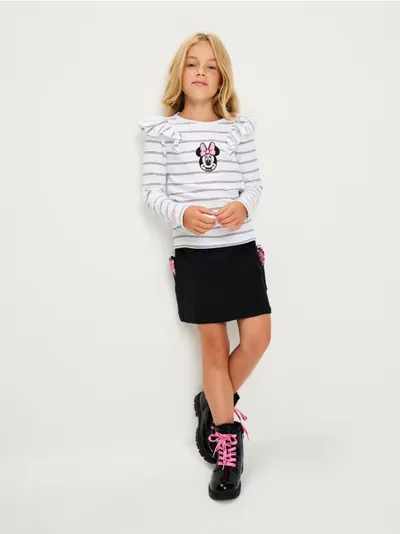 Suknja s elastičnim pojasom Minnie Mouse