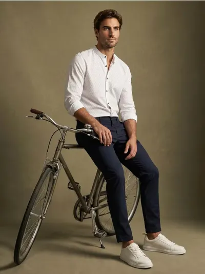Slim fit košulja sa uzorkom