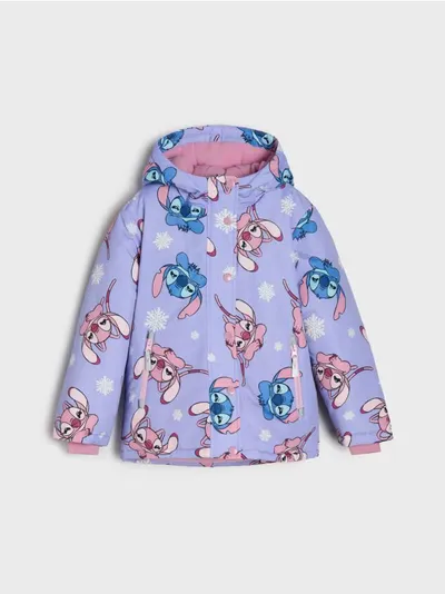 Puffer jakna s kapuljačom Stitch