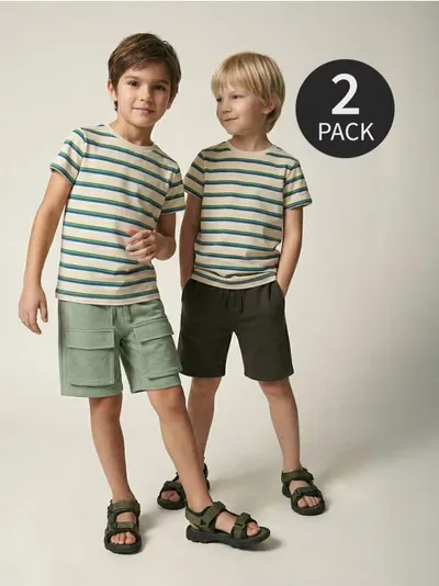 Sportski šorc sa cargo džepovima 2 pack