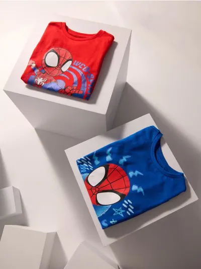 Set pamučnih majica kratkih rukava Spider-Man, 2 pack
