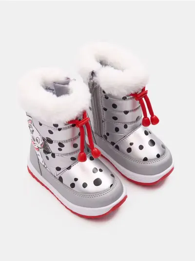 Postavljene čizme za sneg sa elastičnom vezicom 101 Dalmatians