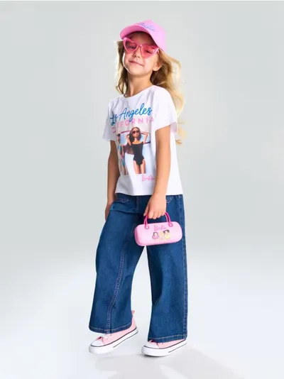 Pamučna majica s printom Barbie