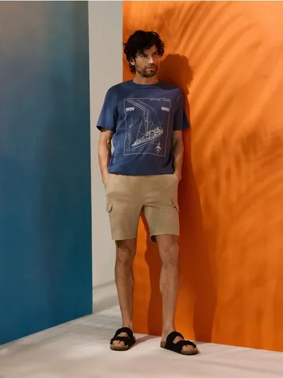 Slim cargo šorc