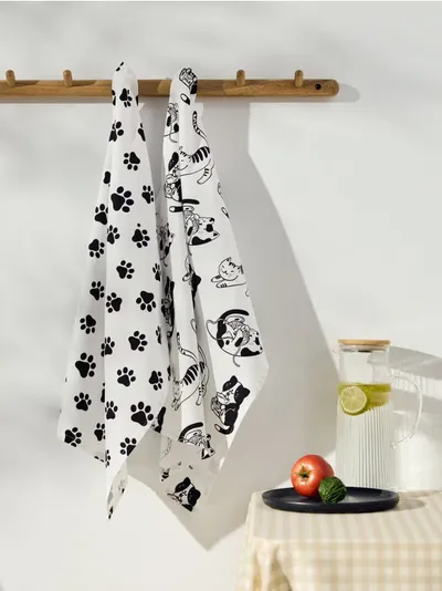 Set kuhinjskih krpa sa motivom mačaka 2 pack