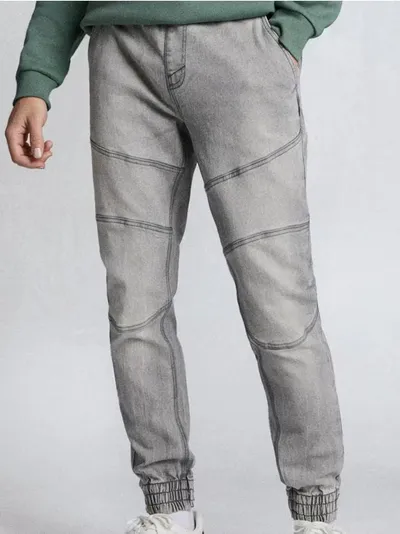 Traperice jogger s efektom pranja
