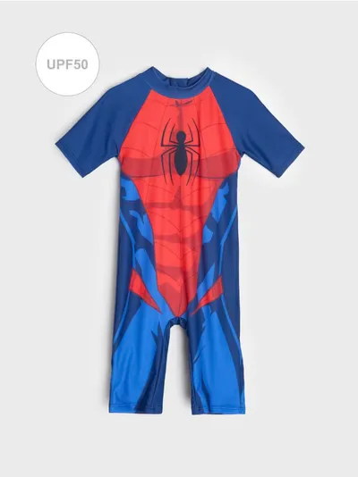 Jednodijelni kupaći kostim UV 50 Spider-Man