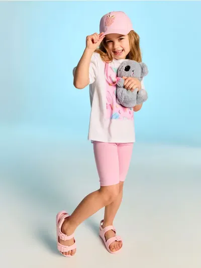 Set: kapa s šiltom i bucket hat s motivom malina 2 pack