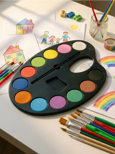 Set boja s četkicom