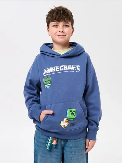 Hoodie s printom Minecraft