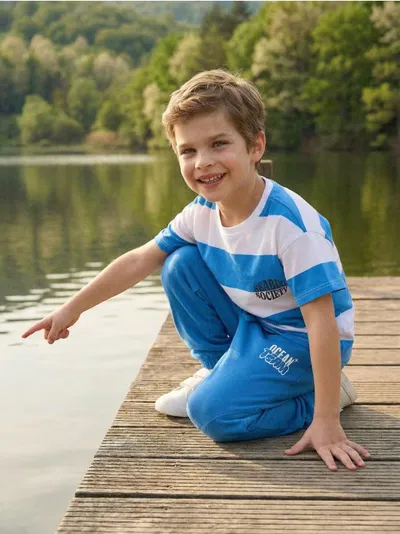 Pamučna majica na pruge