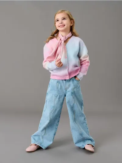 Wide leg farmerke sa ispranim efektom