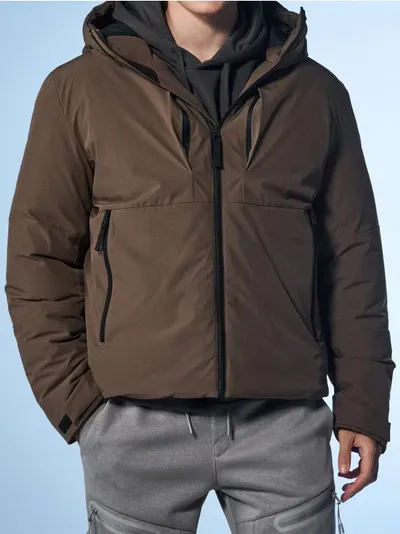Puffer jakna s kapuljačom