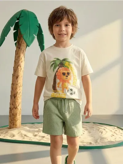 Pamučna majica s ljetnim printom