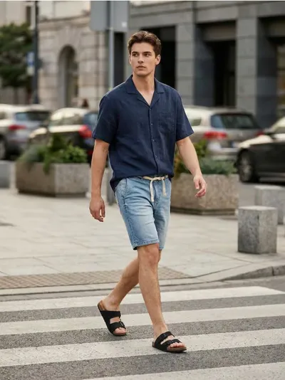 Uske jeans šorc