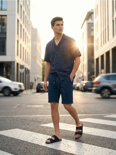 Uske jeans šorc
