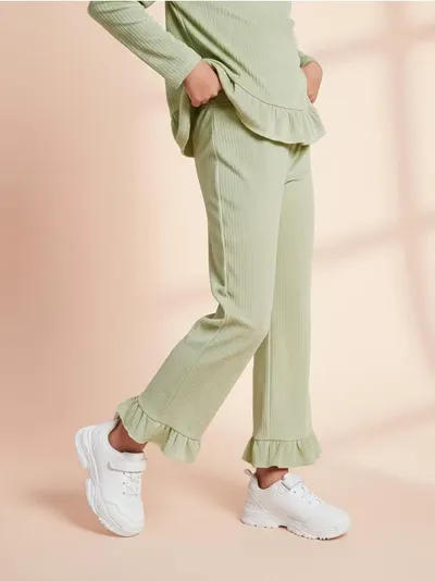 Wide leg hlače