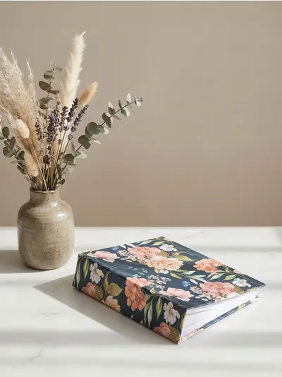 Fotoalbum s cvjetnim motivom