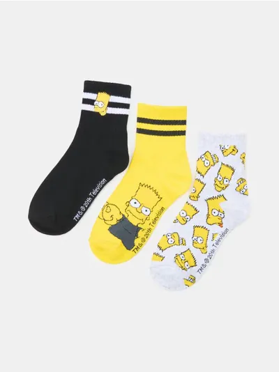 Čarape sa Printom The Simpsons 3 kom