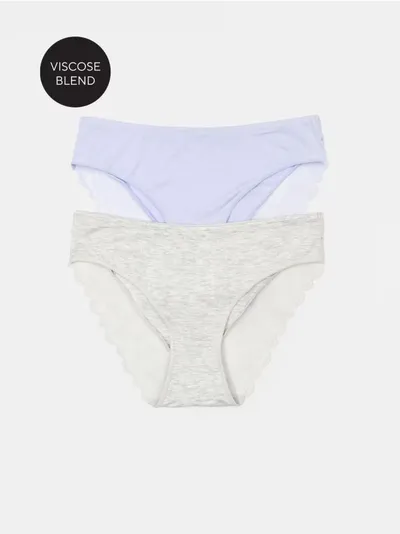 Hipster gaćice sa čipkom 2 pack