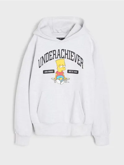 Dukserica s kapuljačom s printom The Simpsons